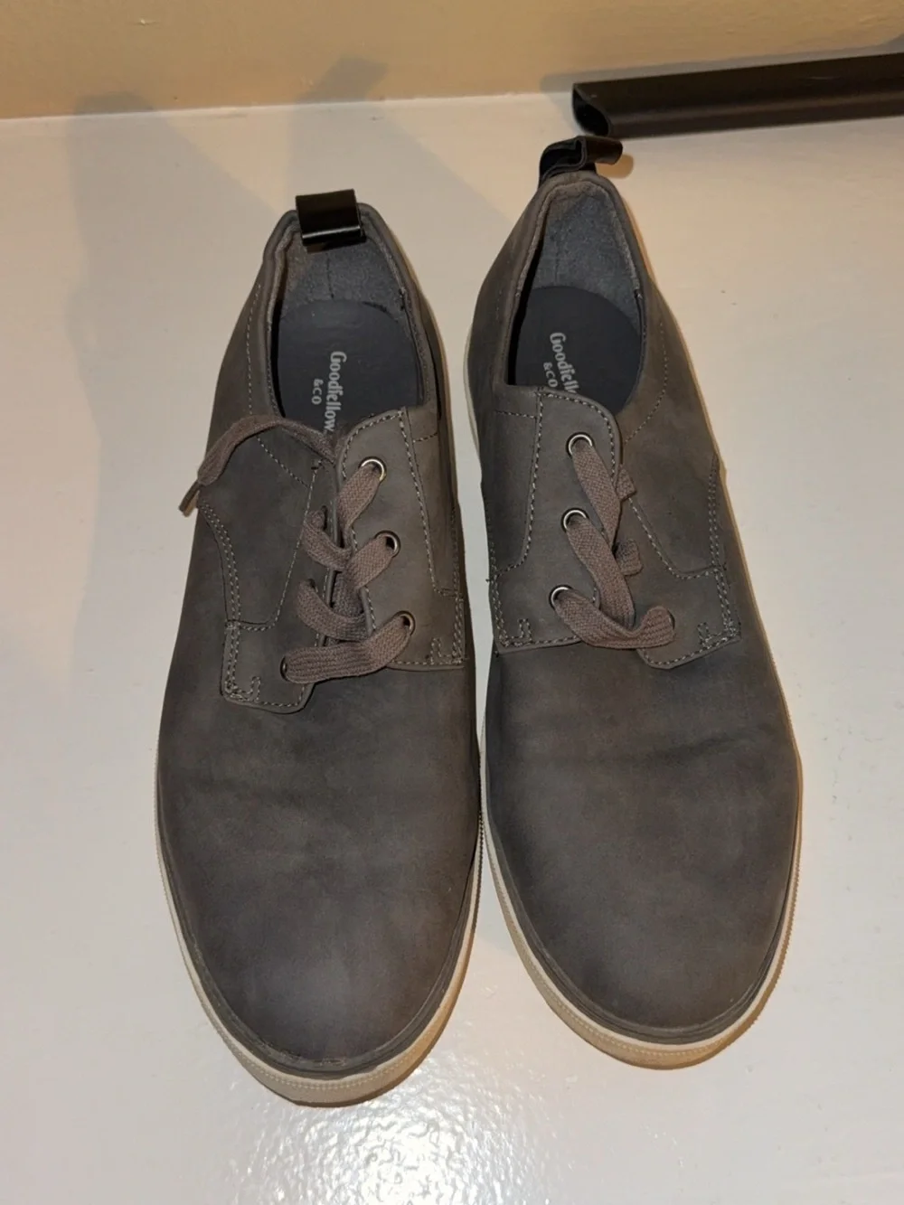 Goodfellow & Co Men’s Dark Gray Casual Slip-On Lace Shoes